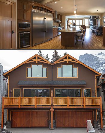 Townhome construction, 809 4th Street, Canmore